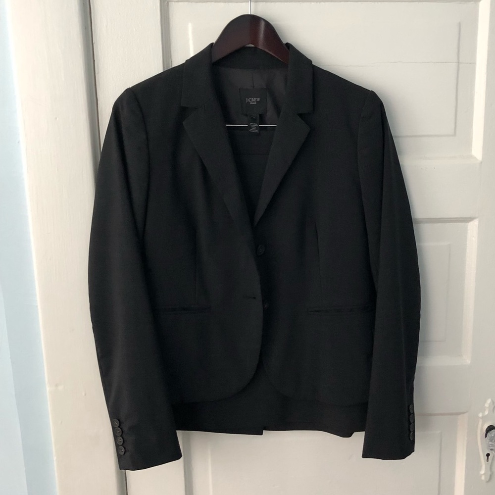 EUC J. Crew Stretch Wool Suit Jacket